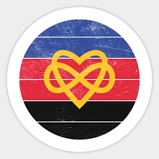 Polyamory Infinity Symbol Polyamorous Flag Sticker